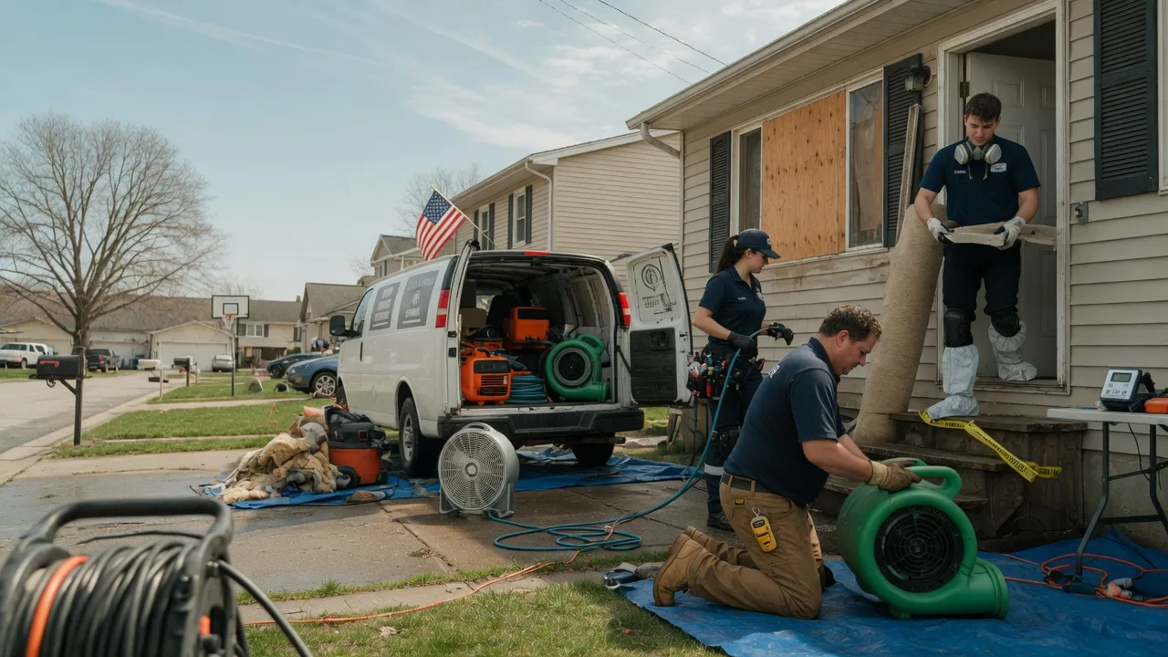 Water Damage Restoration in Foxboro, WI near me
